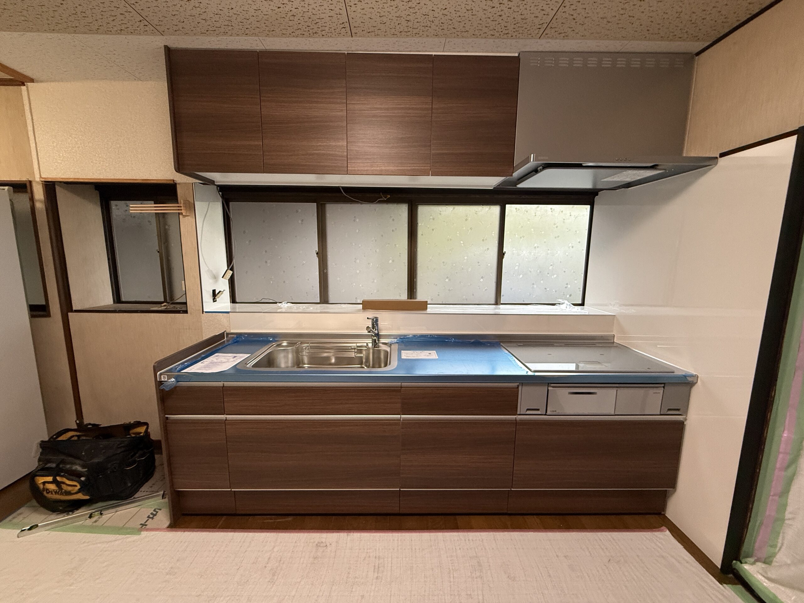 安芸高田市向原町 H様邸|予算重視のキッチンリフォーム ハウステック「マルーレ」施工事例